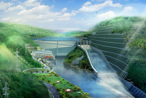 镇坪老挝南塔河1号水电站项目